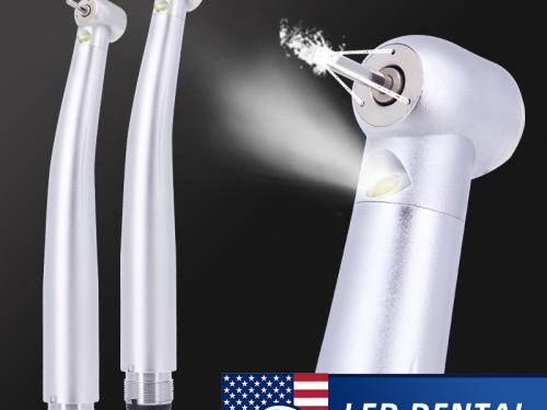 LED Dental High Speed Handpiece Dentist Tips Air Turbine B2 M4 Push Button Ceramic Bearing Handpiece